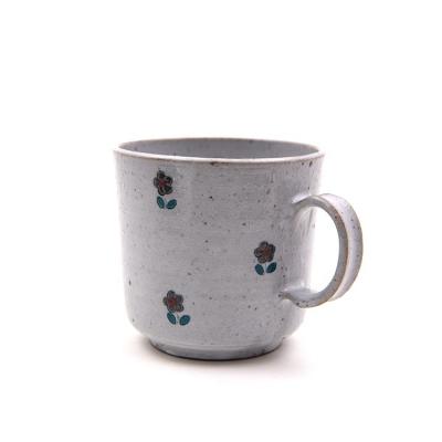 China Sustainable Beauty Clay Ceramic Handmade Mugs for sale