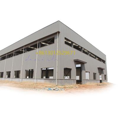 China Long Using Life Prefab Metal Building Construction Within C Z Purlin for sale