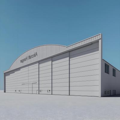 Chine OEM Structure en acier durable Hangar préfabriqué Aéronef Hangar cadre d'espace à vendre