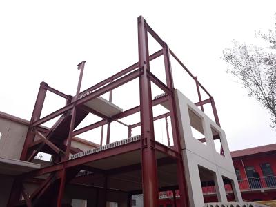 China Online Guide Support On-site Install Steel Structure Building with Hot Dip Galvanized Frame and Secondary Structure Brace for sale