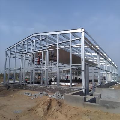 China Insulated Steel Structure Poultry House With Sandwich Panel Walls  Weather Proof for sale