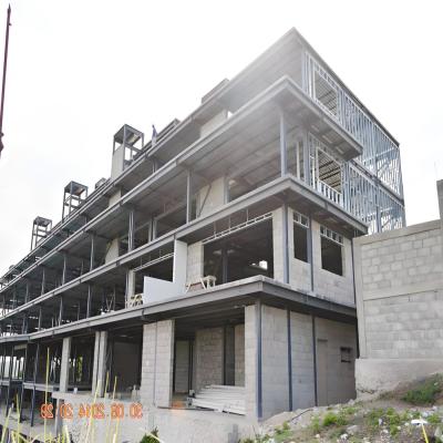 China Long Lasting Prefab Steel Commercial Buildings Residential High Rigidity for sale