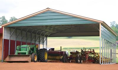 China Weerbestendige stalen opslaggebouwen voor tractorbouwmachines Te koop