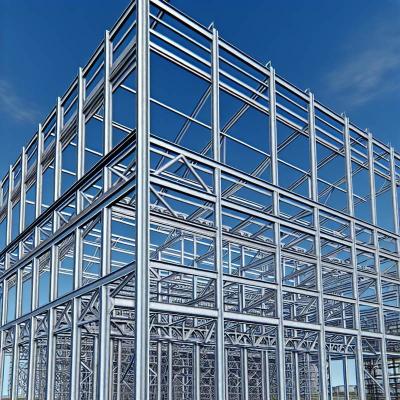 China Weatherproof Industrial Steel Structure Plant With H Section Coulmn Beam for sale