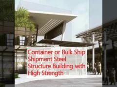 Container or Bulk Ship Shipment Steel Structure Building with High Strength 