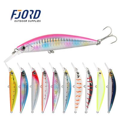 China Sinking Fishing Lures FJORD 17g/70mm Long Sinking Fishing Minnow Lure Lures New Minnows Fishing Minnows for sale