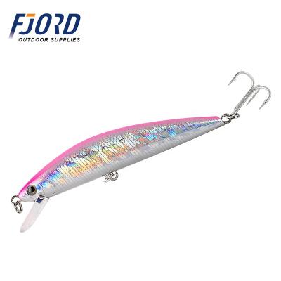 China Hot Sale 12cm FJORD Sinking Lures 40g Sinking Lures Saltwater Minnow Fishing Lures For Bass Trout for sale