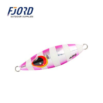 China Sinking Fishing Lure FJORD Hot Sale 30g 40g 60g Bait Lure Luminous Sea Fish Bait Lures for sale