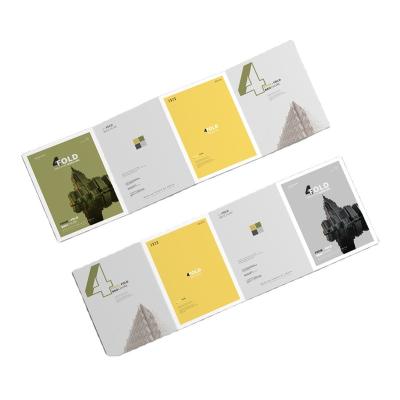 China Printing booklet Custom Premium Coated Paper Logo Printing Folding Flyer Catalogue Pamphlet Brochure Booklet Instruction Manual Leaflet Printing for sale