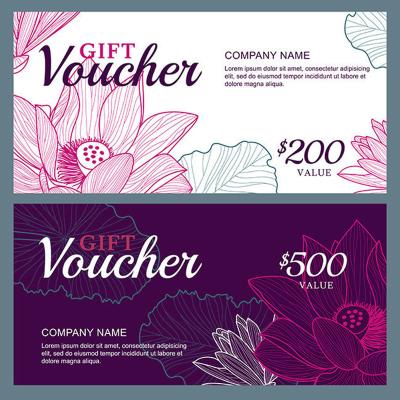 China Vouchers Custom printing scratch off cash coupon gift voucher even lottery ticket booklet gift token with serial numbers for sale