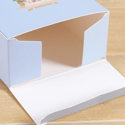 China Bio-degradable White card product packaging box custom cosmetics color box logo printing small batch design custom-made for sale