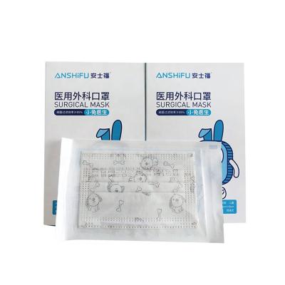 China Wholesale Pink White Blue Disposable Face Masks Individually Wrapped Children Antibacterial for sale