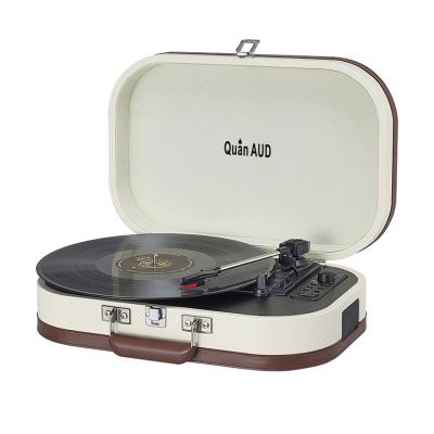 China Retro Portable Hot Selling Vinyl Record Album Suitcase Turntable Player for sale