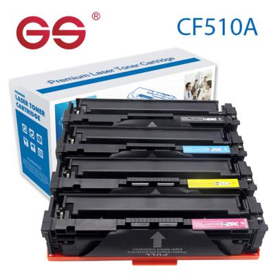 China COMPATIBLE GS CF510A CF511A CF512A CF513A 204A toner cartridge compatible for HP M154 M180n M181fw for sale