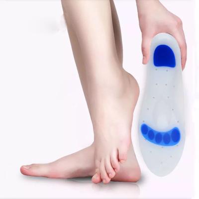 China Flexible Breathable Sports Thickened Silicone Insole Pads Deodorant and Shock Absorbing Silicone Shoe Pads for sale