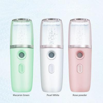 China Nano Cooling Moisturizer Mist Device Sprayer Body Humidifier Facial Massage Steamer Moisturizing Skin Care Cold Sprayer for sale