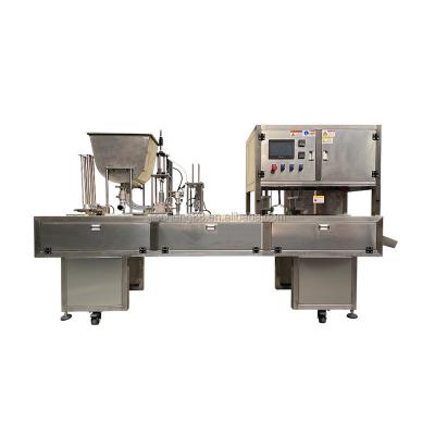 China High Efficiency Fast Food Fish Meat Tofu Box Packing Machine and Sauces Filling Machine for sale