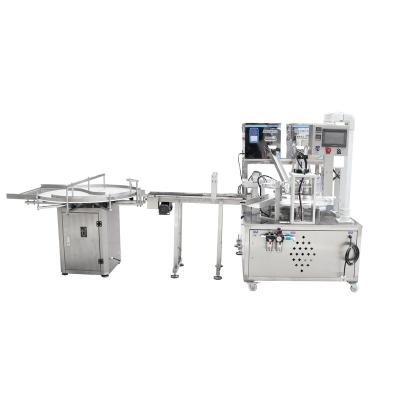 China Automatic linear plastic food water cup sauce/filling and sealing machine jam/jelly/yogurt packing machine for sale