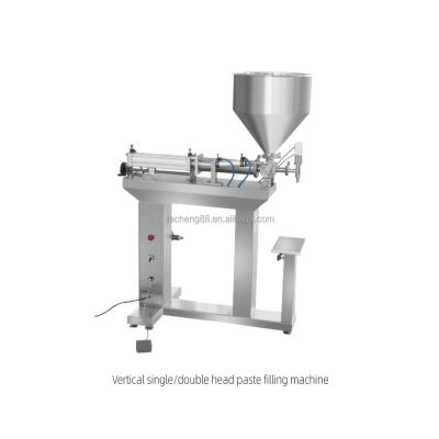 China Vertical Single Head Food Filling Machine / Double Paste Filling Machine Cream Paste Filling Machine for sale