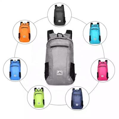 China Waterproof Ultra Light Outdoor Sport Backpack Foldable Bag High Quality Unisex Outdoor Sport Folding Backpacks for sale