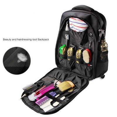 China Waterproof Amazon Multifunctional Barber BackPack Hair Styling Accessories Storage Bag Professional Hairdressing Barber Tools bag for sale