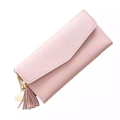 China Waterproof 2022 Design Latest PU leather Clutch Long Lady purse women wallet for sale