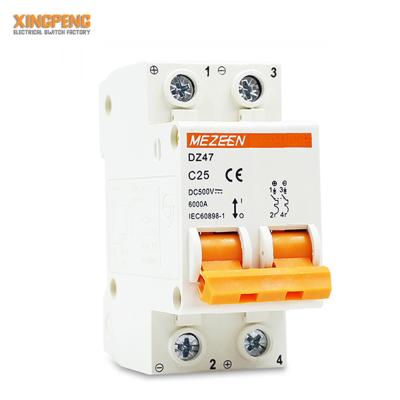 China Parts.etc DZ47 Copper 230-400V /DC 125-1000V 5 Pole Solar mcb 10 Amps Circuit Breaker Switch for sale