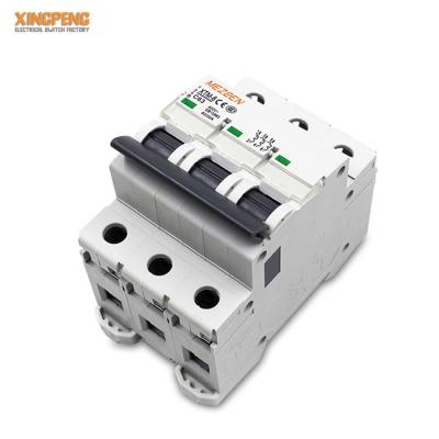 China New Parts.etc Design XTM8 Copper Miniature Circuit Breaker AC 400V MCB 50/60 Hz 3P Circuit Breaker for sale