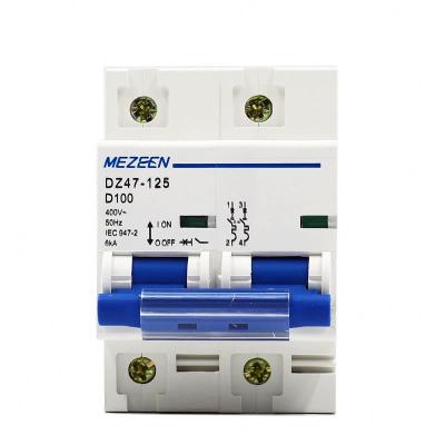 China High Breaking Capacity NC 125 Miniature Copper Automotive Circuit Breaker / Mcb for sale