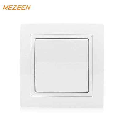 China Wall Switch 1 Gang 1 Way 10A 220V Multipurpose CE RoHS European Standard Electric Light Switch for sale