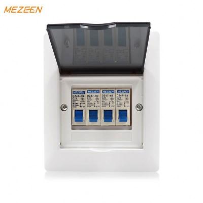 China Durable Wholesale Safety 4 Way 220V/380v AC Power Residential Plastic Distribution Box DB for mcb for sale