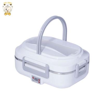 China Stainless Steel Sustainable Lunch Box Portable Food Storage Box with Handle Heating and Heat Preservation Lunch Box for sale