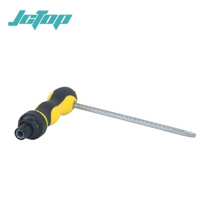 China High Quality Repair High Quality Dual Head T-shaped Ratchet Magnetic Adjustable Telescopic Screwdriver for sale