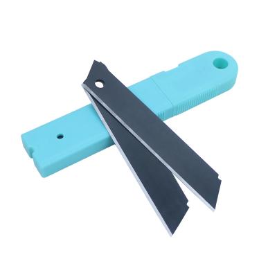 China Quick-Change China Manufacturers Single Edge Blades 0.5mm 18mm Snap Off Utility Knife Blade Available for sale