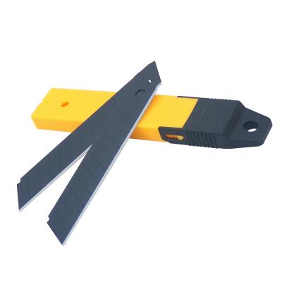 China Quick-change factory sale price office cutter knife blade 18mm cheap utility knife blade for sale