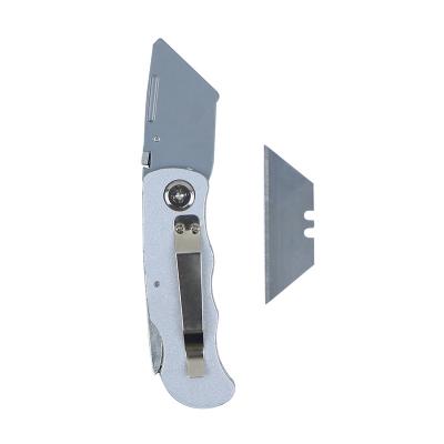 China Folding High Quality Multifunctional Universal Cutter Pocket Camping Handle Feature Aluminum Alloy Utility Knife for sale