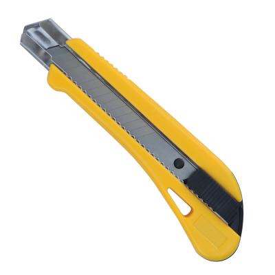 China High Quality Customized Feature ABS TPR Color 18mm Cutter Utility Knife Break-out Handle Utility Knife for sale