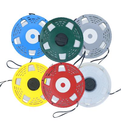 China Eco-friendly Hot Selling Tape Measures 30m 15m Tape Measure Handheld 50m Fiber Disc 20m Home for sale