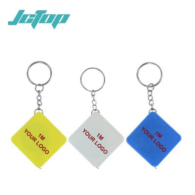 China Mini Key Chain Convenient Economical And Practical Custom Precision Steel Tape Measure 1 Meter Custom Logo Measuring Tape for sale