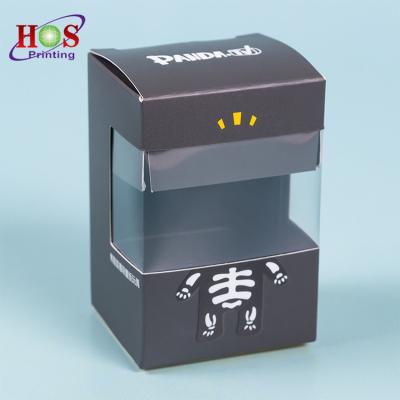 China Recyclable Custom Doll Toy Packaging Paper Display Box With PVC Window for sale