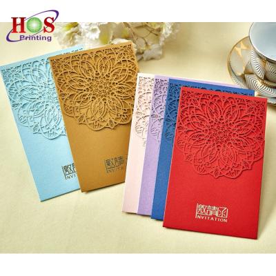 China Wedding decoration & Gift South Korea China Letter Suppliers Levy Official Mission Children Tourist Traveling Birthday Wedding Luxury Invitation For Visit for sale