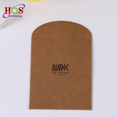 China Custom Gift Envelope Package Postcard Cardboard Mini Office Folder Document Enclosed Kraft Paper Pocket Envelope for sale