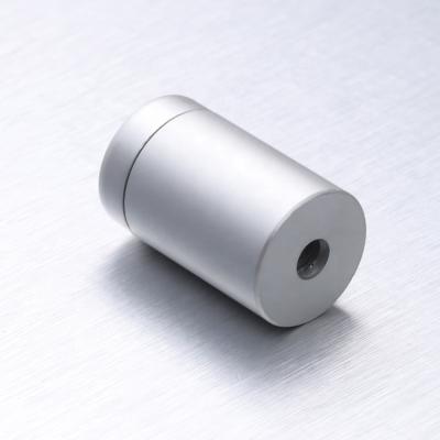 China Aluminum Edge Support Standoff Flange Aluminum Pins For Acrylic Sign Glass Panel for sale