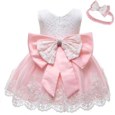 China 2022 Anti-wrinkle designer good quality girl's formal dresses lace up girl dress, baby lace dress, flower girl dresses wedding kids lace for sale