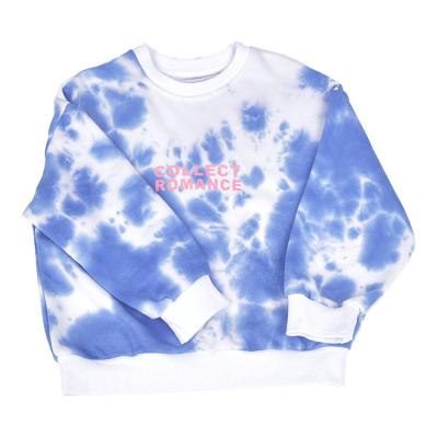 China Longxi Anti-pilling Children's Clothing Popular Tie Dye Boys Clothes Warm Comfortable Winter Kid Sweatshirts for sale