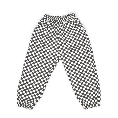 China Fashionable Longxi Anti-pilling Long Pants Jogger Children Plaid Panties Children Clothing for sale