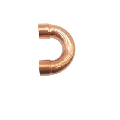 China HVAC system project copper elbow reducer tee reducer tee fitting Y-branch P-trap refrigeration piping constructure copper coupling copper fitting for sale