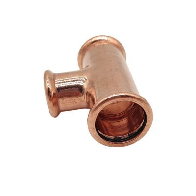 China Refrigeration Tube Copper Press Reducer Fit Mating Elbow To Plumb Pipe Fittings HVAC M-Profile WRAS Factory Wholesale Press Fittings for sale