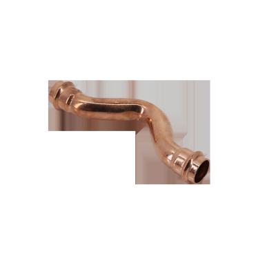 China Refrigeration Tube 2022 Wholesales Copper Press Reducing High Quality Chinese Copper Tee V-Profile Press Fitting for sale