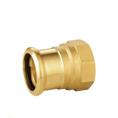 China Hot Sales Standard Gas Distribution System USA China Factory Directly Manufacture Brass Press Fittings for sale